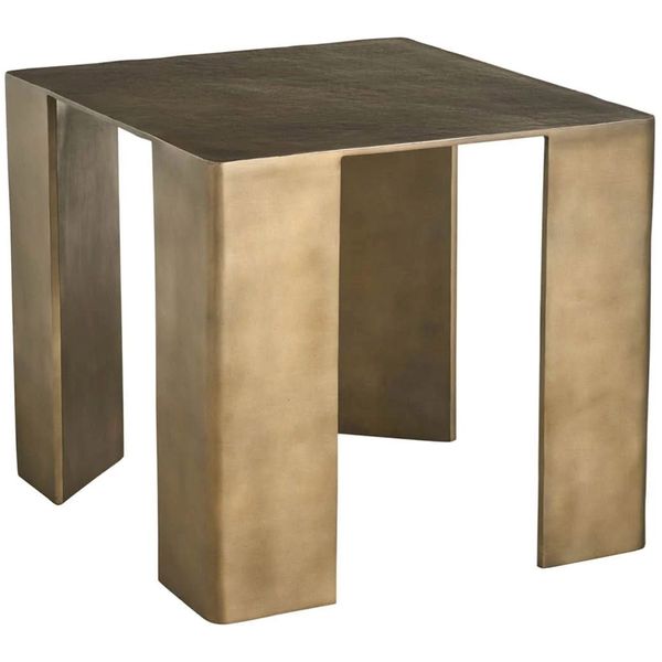 Table d'Extr¨¦mit¨¦ Rectangulaire ¨¦clipse, Nickel Noir