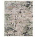 Tapis Sonora 39U9F Feizy, Vert/Beige