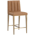 Tabouret de Bar Wilbur, Cognac Miliken, Lot de 2