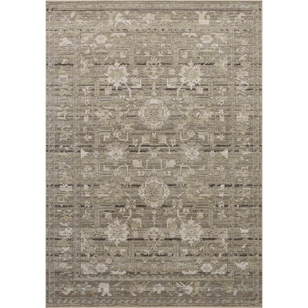 Tapis Milena MLE-01 Loloi, Sauge/Ivoire