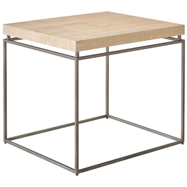 Table d'Extr¨¦mit¨¦ Rectangulaire Campagnard, Naturel Rustique