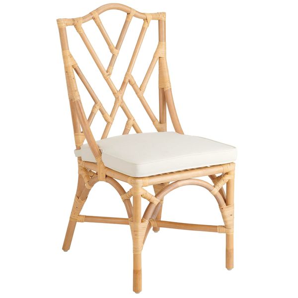 Chaise ¨¤ manger Capri, Naturel, Lot de 2