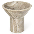Bol Martini haut en marbre, Gris