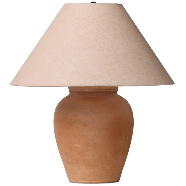 Lampe de Table Russo, Terre Cuite Naturelle Vieillie
